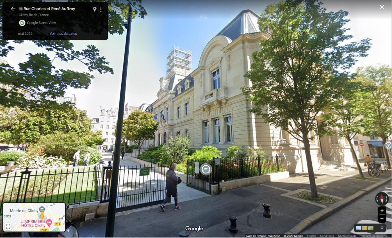 דירות קלישי Tres Beau 2P Avec Vaste Sejour Ensoleille - A 50 M Du Metro Du Marche Et De La Mairie מראה חיצוני תמונה
